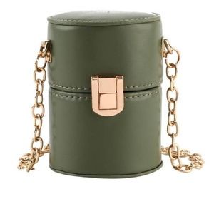 Mini Cylinder Shaped Shoulder Messenger Handbag